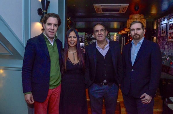 Raising the Roof to Romulo – Romulo Café, 343 Kensington High Street, London, W8 6NW. Telephone: +44 (0) 20 3141 6390 – Party hosted by Matthew Steeples and Rowena Romulo, 23rd November 2016 – The Philippine Ambassador to the United Kingdom H.E. Evan P. Garcia and the country’s Commercial Attaché and Director A. M. Kristine Umali put in an appearance and other distinguished guests included Anthony Abrahams, Leke Adebayo, Stephen Annett, Lucas Bitencourt, Brian Blick, Basia and Richard Briggs, Julian Byzantine, Mark Captain, Michael Clark, Jacina Coyne, Millie Dean, Heimir Helgason, David Hencke, Saint Hill, Iqbal Latif, Mr and Mrs Alan Millinder, Alexandra Naylor, Angelique Neumann, Oliver Newton, Simon Ogilvie-Harris, Su-Lin Ong, Alexis Parr, Tarik Remila, Claire Rubinstein, Alyssa Sherman, Alexandra and Mark Sykes, Roger Townsend and Lady Jane Duncombe Townsend, John Wellington, Mr and Mrs Bill Wiggins and Paul Wooley.
