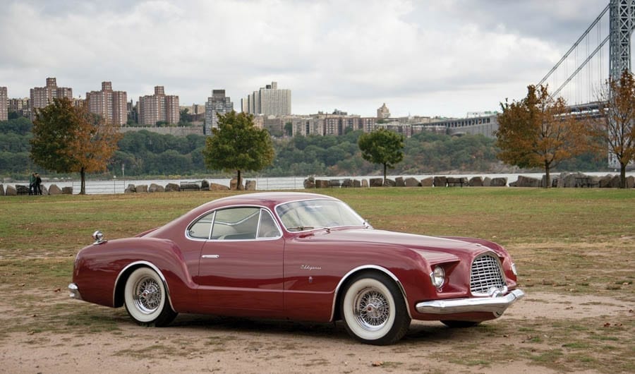 An Idea Car – 1952 Chrysler D’Elegance by Ghia – To be sold by RM Sotheby’s at their ‘Icons’ sale in New York on 6th December 2017 with an estimate of £682,000 to £834,000 ($900,000 to $1.1 million, €771,000 to €943,000 or درهم3.3 million to درهم4 million)