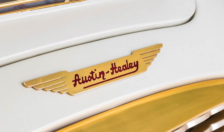 The World’s Most Flirtatious Car – 1958 Austin-Healey 100-Six ‘Goldie’ to be sold at auction by RM Sotheby’s in New York with no reserve and an estimate of £265,000 to £417,000 ($350,000 to $550,000, €300,000 to €471,000 or درهم1.3 million to درهم2 million on 6th December 2017