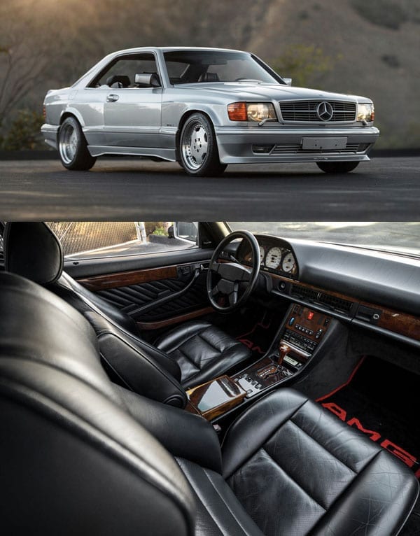 A pair of magnificent Mercedes – 1989 Mercedes-Benz 560 SEC 6.0-litre AMG ‘Wide Body’ and 1979 Mercedes-Benz 450 SEL 6.9-litre – RM Sotheby’s Arizona sale