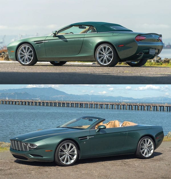 One for one hundred – 2013 Aston Martin Centennial DB9 Spyder concept by Zagato – Designed by Norihiko Harada for Aston Martin collector Peter Read – For sale at RM Auctions, Monterey sale, 15th August 2015 with a guide of £246,000 – £290,000 ($380,000 – $450,000, €346,000 – €410,000)