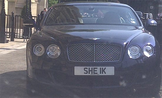 The Sheikh of Parliament (spotted by parliamentary blogger @GuidoFawkes)