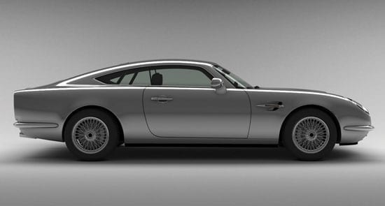 A side profile of the David Brown Automotive Speedback