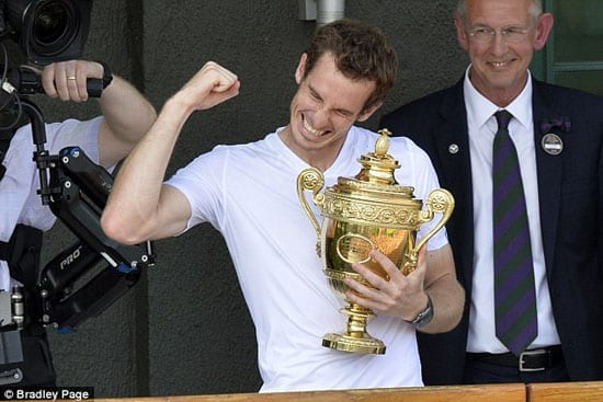 Andy Murray's win at Wimbledon will inspire the nation to take up their rackets