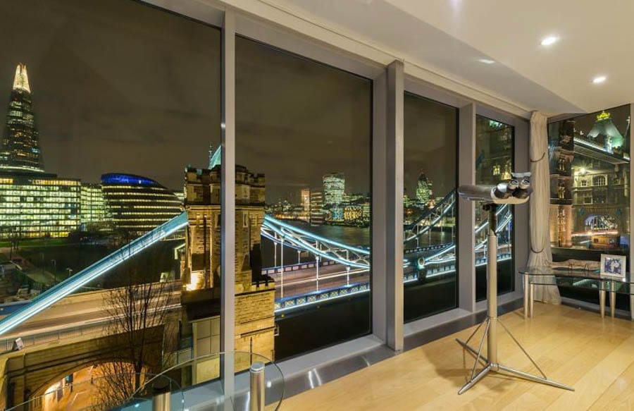 High & Low – The High Command Penthouse and The Riverside, Anchor Brewhouse, Malt Mill, 50 Shad Thames, London, SE1 2LY – The High Command: £12.5 million ($15.7 million, €14.7 million or درهم57.6 million) through Knight Frank and Cluttons – The Riverside: £6 million ($7.5 million, €7.1 million or درهم27.6 million) through Knight Frank