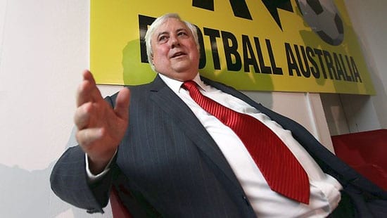 Australian tycoon Clive Palmer