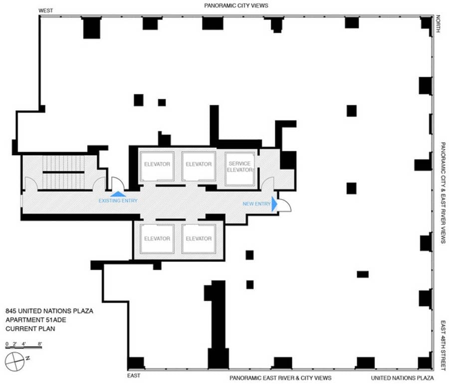 Trumping Wildenstein – Home of Bride of Wildenstein Jocelyn Wildenstein for sale after her fight with ex-boyfriend Lloyd Klein – Apartment 51ADE, 845 United Nations Plaza #37-B, Turtle Bay, New York, NY 10017, United States of America – For sale for £10.36 million ($12.95 million, €12.08 million or درهم47.56 million) through Douglas Elliman