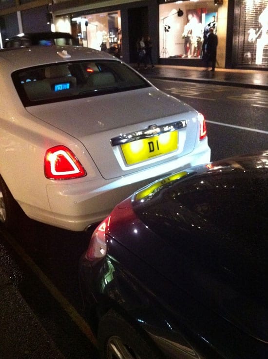 "A1" is said to be Britain's most valuable numberplate. Whoever owns this is getting close.