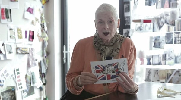 Dame Vivienne Westwood used her 2014 London Fashion Week showcase to campaign for Scottish independence