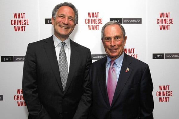 Daniel Doctoroff and Michael Bloomberg
