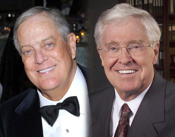 Heroes of the Hour: The Koch brothers