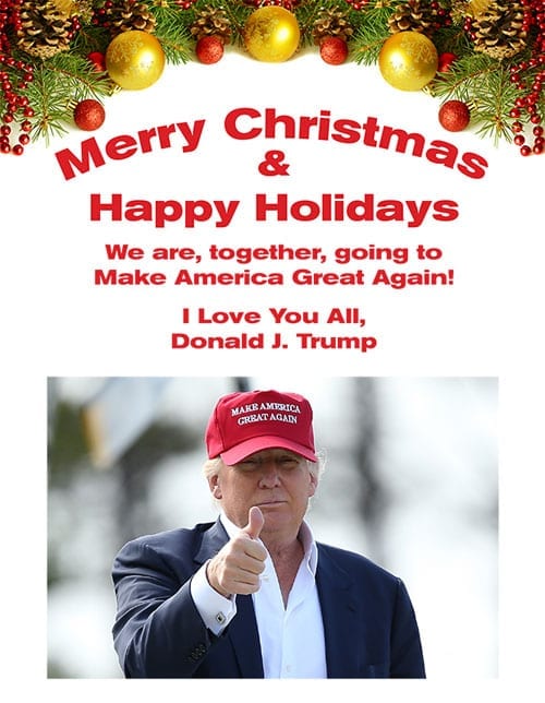 Love and the Trump - Donald J. Trump Christmas message 2015