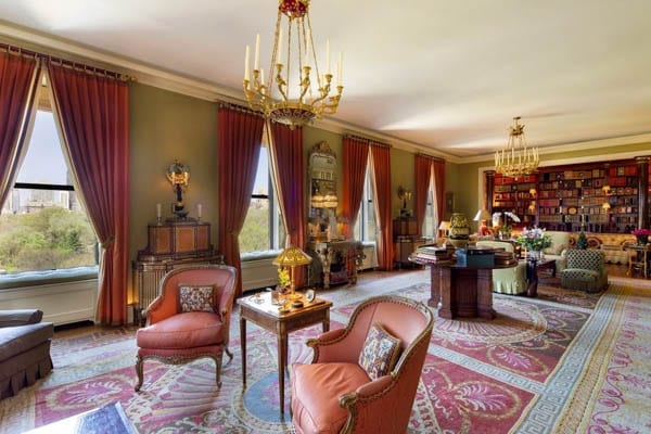 Living it Large – Apartment 7/8A, 834 Fifth Avenue, Upper East Side, Manhattan, New York, NYC, USA – £78.6 million ($96 million or €88 million) – Bahadiring Realty BHDR Emir Bahadir – Owned by late John and Susan Gutfreund