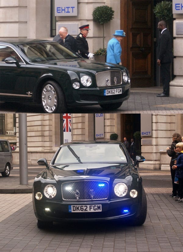 A Monarch’s Mulsanne – 2012 Bentley Mulsanne used by Her Majesty Queen Elizabeth II between 2012 and 2014 for sale for £199,850 through Bramley Motors in Surrey