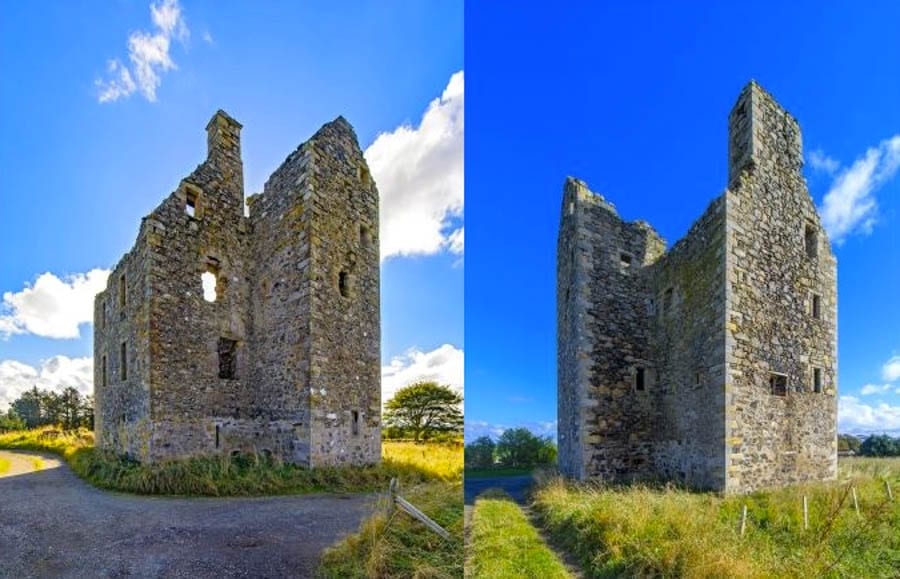 A Castle for £130k – Knockhall Castle, Newburgh, Aberdeenshire, Scotland, AB41 6AD, United Kingdom – For sale for £130,000 ($168,000, €143,000 or درهم616,000) through Savills – In need of complete renovation and currently a roofless shell.