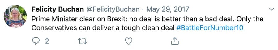 Borwick Binned – Kensington Tories: Lady Borwick out, Felicity Buchan – Kensington Conservatives bin ivory loving Lady Borwick in favour of local socialite and Brexiteer Felicity ‘Flicka’ Buchan.