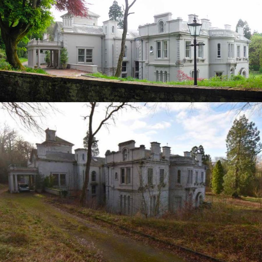 Falling Down Flass – Flass, Maulds Meaburn, Penrith, Cumbria, CA10 3HN, United Kingdom – To be offered at auction with a guide price of just £460,000 ($596,000, €525,000 or درهم2.2 million) by auctioneers Harman Healy – Grade II* listed Cumbrian mansion once marketed for £1.5m for sale for just £460,000; scene of UK’s biggest ever cannabis raid in 2012.