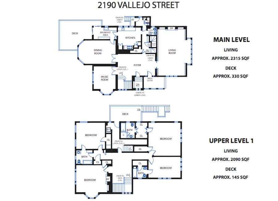 Parked in Pacific Heights – 2190 Vallejo Street, Pacific Heights, San Francisco, California, CA 93123, United States of America – Reduced in price from £7.51 million ($9.75 million, €8.23 million or درهم35.81 million) to £6.5 million ($8.5 million, €7.2 million or درهم31.2 million) through Michael King Estates. Designed by Edgar Mathews.