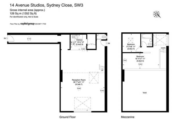 Selling a Studio – 14 Avenue Studios, Sydney Close, Chelsea, London, SW3 6HW – For sale with Best Gapp – £2.7 million ($3.4 million or €3 million or درهم‎‎,12.4 million)