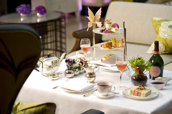The InterContinental London Westminster's floral afternoon tea is a visual delight