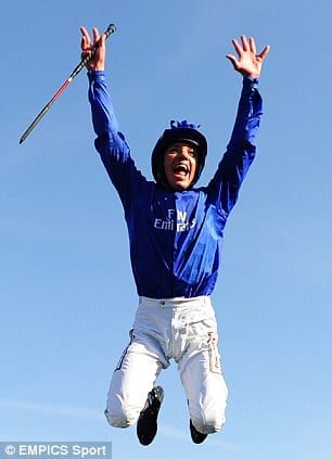 Champion jockey Frankie Dettori
