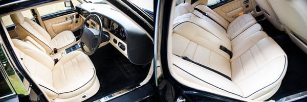 The interior: Front and rear