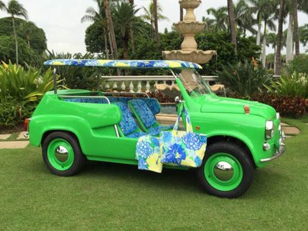 The Island Car – ‘His’ and ‘hers’ Neiman Marcus Island Cars by Lilly Pullitzer – £53,200 ($65,000 or €59,700)