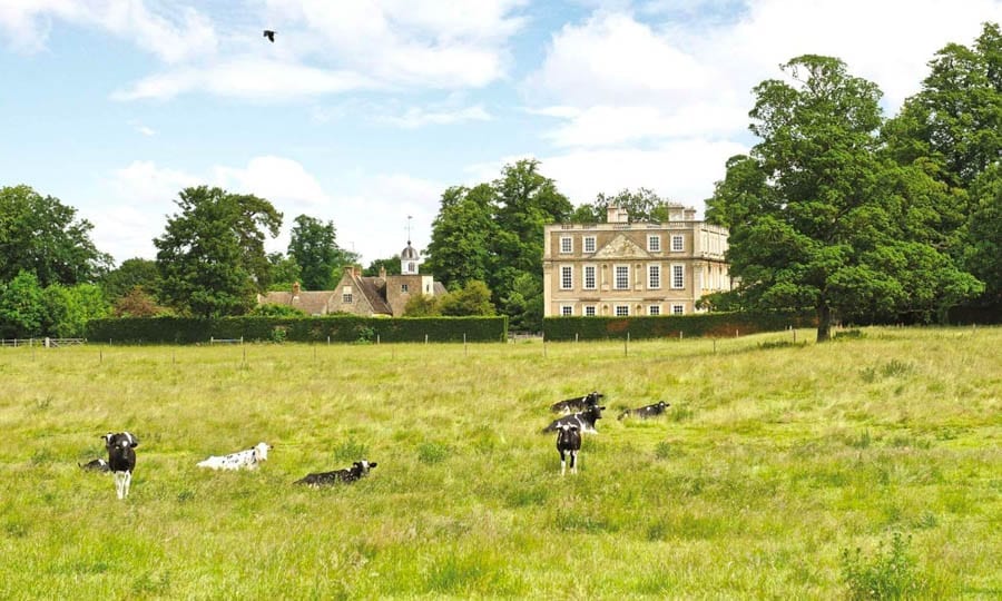 A Magnificent Manor – £8.5 million ($10.9 million, €10 million or درهم40.2 million) for Hinwick House, Podington, Wellingborough, Bedfordshire, NN29 7JE, United Kingdom through agents Savills – Grade I listed Queen Anne manor house in Bedfordshire for sale for a sum 41% lower than it was offered for in 2016.