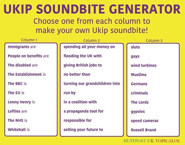 UKIP soundbite generator