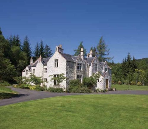 The original hunting lodge on Eilean Aigas