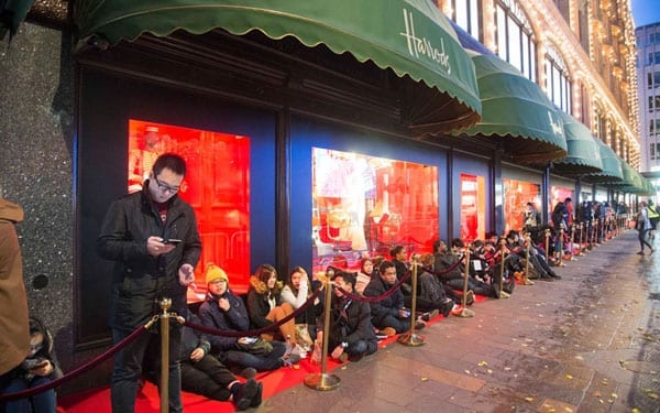 Picture of the Week: It’s a material world - Harrods Winter Sale