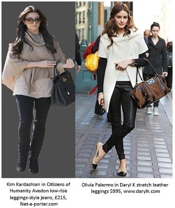 Kim Kardashian and Olivia Palermo