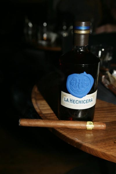 La Hechicera Rum and a Trinidad Fundadores cigar