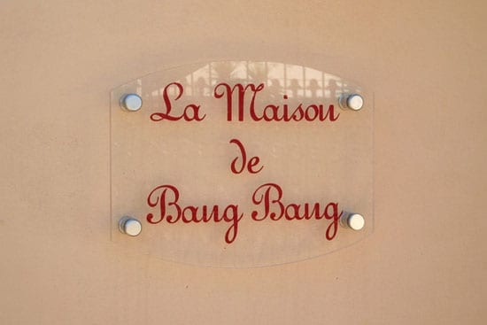 La Maison de Bang Bang's sign.