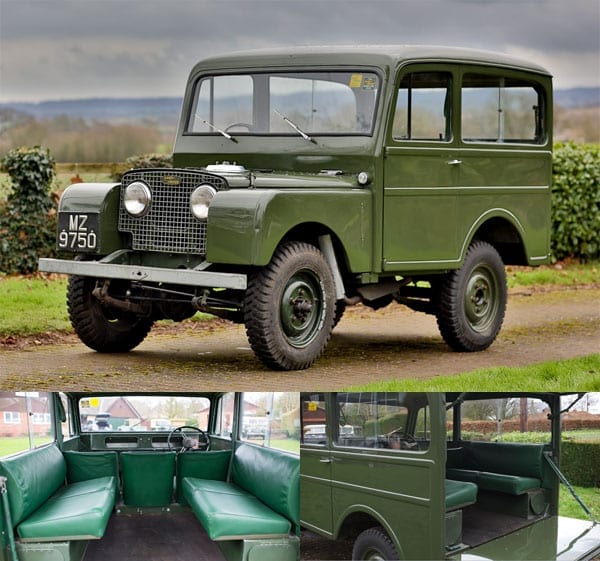 The Restoration Sale – Silverstone Auctions, NEC, Birmingham, Sunday 6th March 2016 – The Lady in the Van Bedford – Aston Martin Lagonda – Jaguar Sovereign – Land Rover Series I