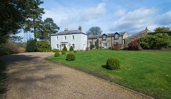 Leck Hill House is an example of a classic English country house