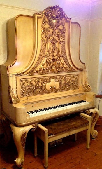Liberace's Conover pompadour model piano