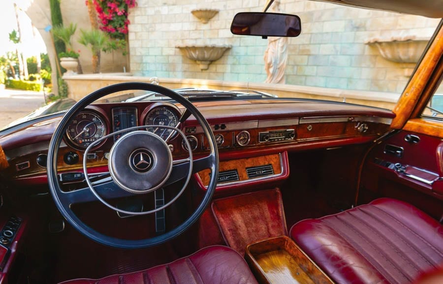 A Dictator Rides – 1969 Mercedes-Benz 600 Four-Door Pullman – To be auctioned with an estimate of of £157,000 to £196,000 ($200,000 to $250,000, €176,000 to €220,000 or درهم735,000 to درهم918,000) and will be sold at RM Sotheby’s Peterson Automotive Museum auction on 8th December.