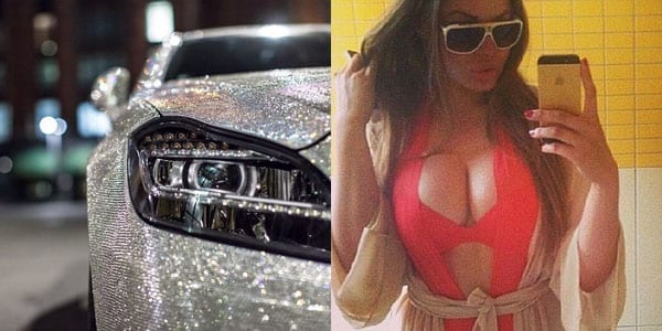 Miss Radionova spent a total of £85,000 buying and modifying the car