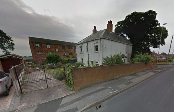 Mrs Collins' claims that she has been denied access to her home is disproven by this Google Street View image of the rear of her property which clearly shows a gated driveway with parking beyond