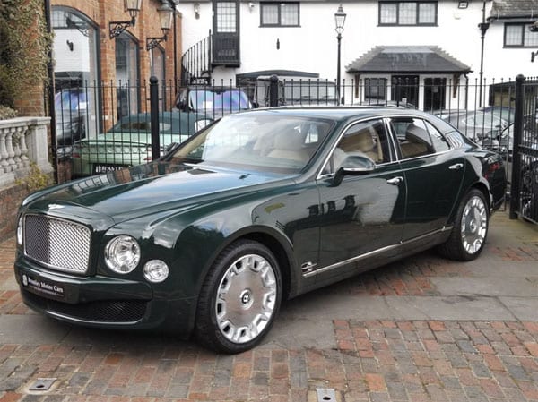 A Monarch’s Mulsanne – 2012 Bentley Mulsanne used by Her Majesty Queen Elizabeth II between 2012 and 2014 for sale for £199,850 through Bramley Motors in Surrey