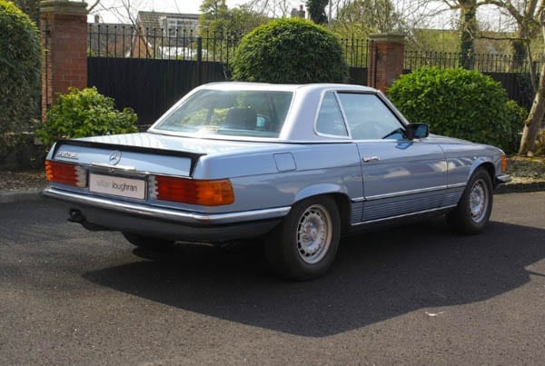 One for Mum and One for Dad – A pair of Mercedes-Benz cars for parents – 1 MUM and 1 DAD personalised numberplates – William Loughran – 1985 Mercedes-Benz 380SL and 1988 Mercedes-Benz 420SL