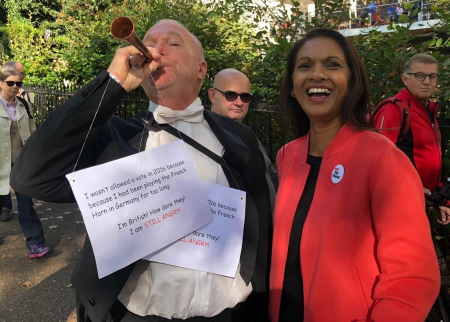 Bog Off Brexit – Matthew Steeples & Gina Miller at People’s Vote March – Matthew Steeples reports on his experiences at the People’s Vote March in London.