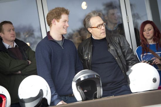 HRH Prince Henry of Wales with Goodwood owner Lord March
