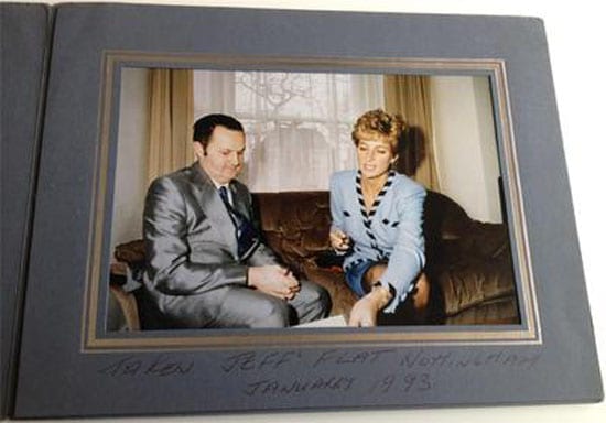 Princess Diana with Jeff in Nottingham