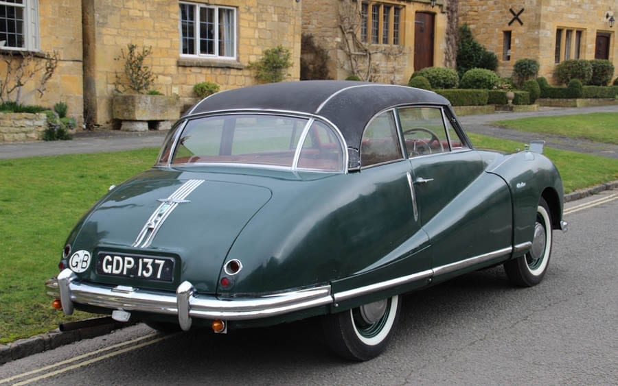 An Economical Plate – 1952 Austin A90 Atlantic saloon – To be auctioned at the Classic Car Auctions, Practical Classics Car & Restoration Show sale at The National Exhibition Centre in Birmingham on 1st April 2017 – Estimate of £8,500 to £10,500 ($10,300 to $12,800, €9,700 to €12,000 or درهم 38,000 to درهم 46,900)