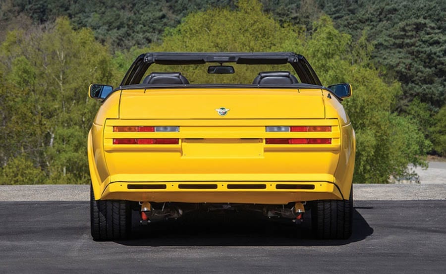 A Marmite Aston – Fury Yellow 1989 Aston Martin V8 Vantage Volante Zagato to be auctioned by RM Sotheby’s at their Villa Erba sale on Saturday 27th May 2017 – £379,000 to £464,000 ($491,000 to $600,000, €450,000 to €550,000 or درهم1.8 million to درهم2.2 million)