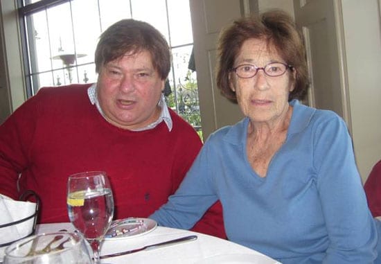 The late Robert Troyan with his mother, Marie