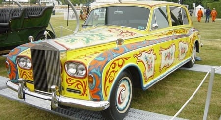 The famous John Lennon Rolls-Royce Phantom V limousine