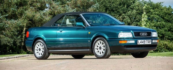 Di’s Drive – 1994 Audi 80 2.3-litre cabriolet – Princess of Wales, Princess Di, Princess Diana and Iain Dale – For sale – Silverstone Auctions – 12th November 2016